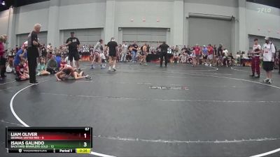 72 lbs Round 9 (10 Team) - Cameron Ramp, Backyard Brawlers Gold vs Chase Downing, Georgia United Red