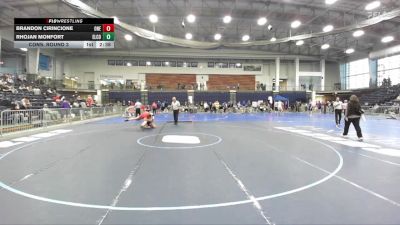 184 lbs Cons. Round 3 - Brandon Cirincione, Oneonta State vs Rhojan Monfort, Elmira College