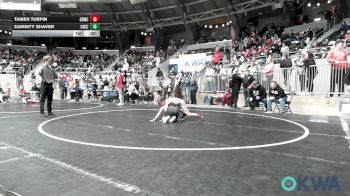 75 lbs Consi Of 16 #2 - Tamen Turpin, Grover Rains Wrestling Club vs Zarinity Shaver, Checotah Matcats