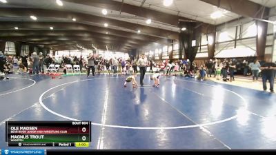 48 lbs Champ. Round 1 - Ole Madsen, Bear River Junior High Wrestling Club vs Magnus Trout, Wasatch