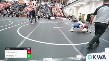 126 lbs Consolation - Zeke McCann, Dark Cloud Wrestling Club vs Jacob Nicholls, HURRICANE WRESTLING ACADEMY