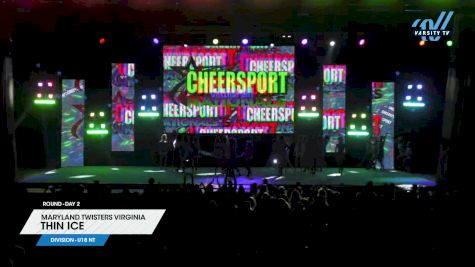 Maryland Twisters - Virginia - Thin Ice [2025 L6 U18 NT Day 2] 2025 CHEERSPORT National All Star Cheerleading Championship