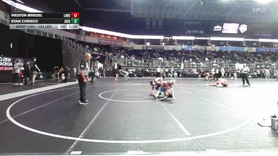 133 lbs Quarterfinal - Weston Briegel, Lawson HS vs Evan Chrisco, Jackson County