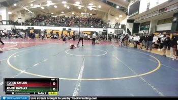 100 lbs Cons. Round 3 - Toren Taylor, Meridian vs River Thomas, Garden Valley