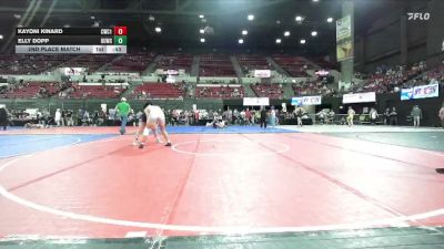 172 lbs 2nd Place Match - Elly Dopp, Northeast MT Wrestling Club vs Kayoni Kinard, Mine Yard Dogs Wrestling Club