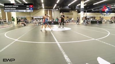120 lbs Final - Santiago Garcia, KT 3 Style Wrestling Club vs Victor Matos, Boneyard Wrestling Academy