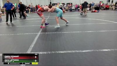 210 lbs Semis (4 Team) - Zach Leftwich, Team Shutt vs Owen Stewart, Rebellion