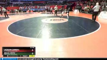 1A 138 lbs Cons. Round 3 - Jackson Carroll, Glasford (Illini Bluffs) vs Brock Smith, Port Byron (Riverdale)