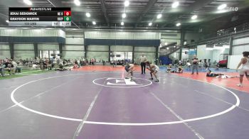 123 lbs Rr Rnd 3 - Jekai Sedgwick, NC United - BHS vs GRAYDON MARTIN, Virginia Team Predator - BHS