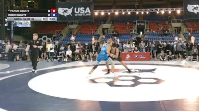 165 lbs Cons. Rd Of 32 - Paxon Legatt, Georgia vs Rider Eggett, Utah