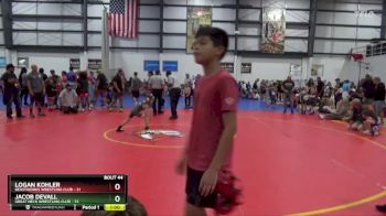 50 lbs Quarterfinal - Logan Kohler, BeastWorks Wrestling Club vs Jacob Devall, Great Neck Wrestling Club