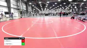 145 lbs Round Of 16 - Kolten Oborny, TX vs Jacob Zearfoss, NJ