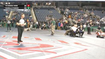 7A - 138 lbs Cons. Round 1 - Isabella Fthenos, Lake Norman High School vs Te`Andreia Webb, Jack Britt High School