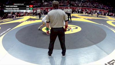 D1-165 lbs Semifinal - Jack Hoffman, Springboro vs Frankie Pieffer, St. Edward