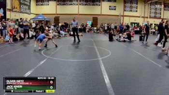 56-60 lbs Round 2 - Jack Igneri, Buxton vs Oliver Dietz, North East Jr Wrestling