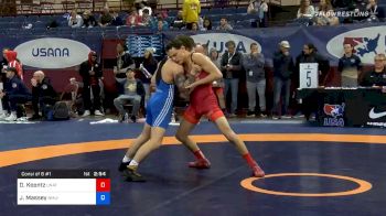 60 kg Consolation - Dylan Koontz, Unattached vs Jon Massey, NMU-OTS