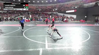 64 lbs 5th Place Match - Tavin Reyes, Union Grove Wrestling Club vs Oliver Hirschi, Neenah Youth Wrestling