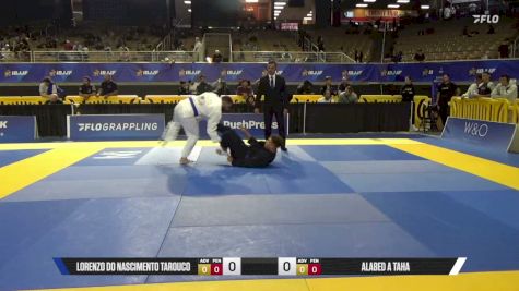 Lorenzo Do Nascimento Tarouco vs Alabed A Taha 2026 Pan Jiu Jitsu IBJJF Championship