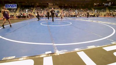 85 lbs Consi Of 8 #2 - Pryor Myers, Cushing Tigers vs Creede Prier, Vian Wrestling Club