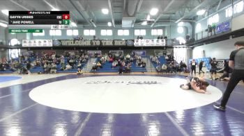 285 lbs Quarterfinal - Jake Powell, Tiffin vs Gavyn Uribes, Kentucky Wesleyan