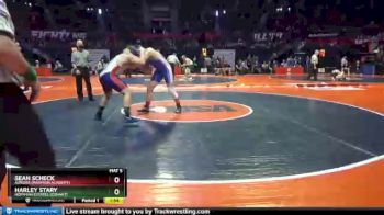 3 lbs Cons. Round 1 - Harley Stary, Hoffman Estates (Conant) vs Sean Scheck, Aurora (Marmion Academy)