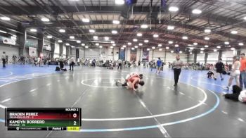 115 lbs Rd# 5- 3:45pm Friday Final Pool - Kamdyn Borrero, PA Gold vs Braden Perez, Oklahoma Elite