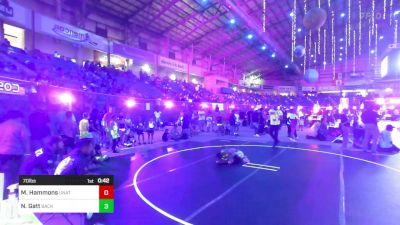 70 lbs Consolation - Mason Hammons, Unattached vs Nolan Gatt, Backyard Brawlers