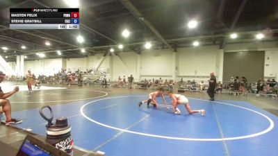 90 lbs Final - Masten Felix, Poway Elite vs Stevie Graybill, California Grapplers