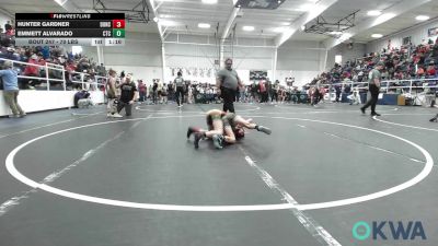 70 lbs Final - Hunter Gardner, Duncan Demon Wrestling vs Emmett Alvarado, Comanche Takedown Club