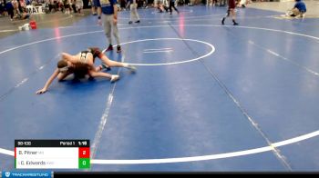 98-106 lbs Quarterfinal - Connor Edwards, Hi-Line Wrestling Club vs Brody Pitner, Midwest Destroyers