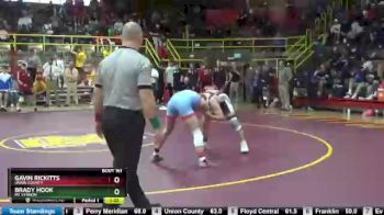 170 lbs Quarterfinal - Brady Hook, Mt Vernon vs Gavin Rickitts, Union County