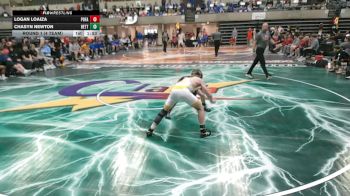 121 lbs Round 1 (4 Team) - Logan Loaiza, Post Falls, ID vs Chasyn Newton, Bettendorf, IA