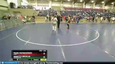 225 lbs Round 3 - Tilisa Matakaiongo, Utah vs Rebecca Grijalva, Washington