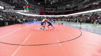 157 lbs 7th Place Match - Espen Toledo, Skyview vs Jack Wayne, Bishop Kelly