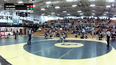 106 lbs 1st Place Match - Ian Rottari, North Ridgeville vs Sam Adams, Perry (Massillon)