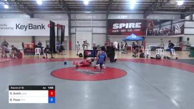 60 kg Round Of 16 - Ryder Smith, Lake Orion Wrestling Club vs Benjamin Pope, O Town Wrestling Club