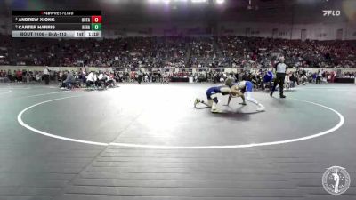 B4A-113 lbs Quarterfinal - Carter Harris, Heritage Hall vs Andrew Xiong, Oologah-Talala