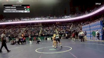 4A 175 lbs Cons. Round 2 - Parker Peters, Northern Guilford High School vs Aaron Sadler, Green Level