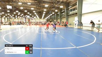 195 lbs Rr Rnd 1 - Hassani Sy, American Dream Wrestling Club vs Jaylen Williams, Great Neck Green