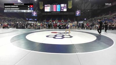 135 lbs Cons. Sub-rd Of 32 - Dakota Dengler, PA vs Alexis Dubowsky, AR