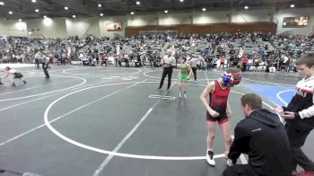 66 lbs Consi Of 8 #1 - Hutch Nordin, Ravage WC vs Ethan Carter, Fallon Outlaws WC