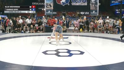 125 lbs Cons. Rd Of 32 - Ellie Westerman, Minnesota vs Kandice Spry, Ohio