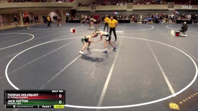 127 Championship Bracket Cons. Round 5 - Thomas Holmquist, St. Thomas Academy vs Jack Hatton, Mounds View