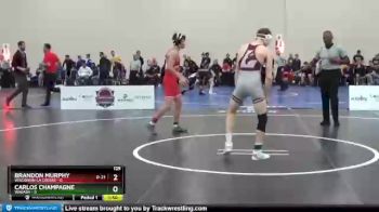 125 lbs Placement Matches (16 Team) - Carlos Champagne, Wabash vs Brandon Murphy, Wisconsin-La Crosse