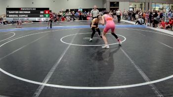 97 lbs Quarterfinal - Bristol Copple, Central Kansas Young Lions vs Sawyer Beckman, Oakley Wrestling Club