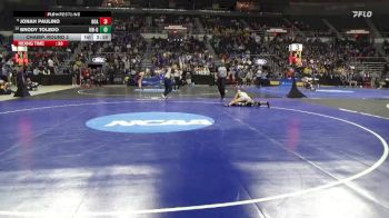 133 lbs Champ. Round 2 - Brody Toledo, Wis.-Oshkosh vs Jonah Paulino, Roanoke