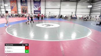 126 lbs Round Of 64 - Keegan Spiers, LA vs Ben Rubin, VA