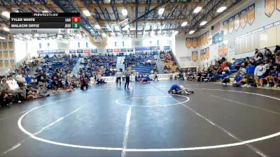 120 lbs Quarterfinals (8 Team) - Malachi Ortiz, Jesuit vs Tyler White, Lake Gibson