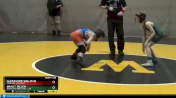 71 lbs Semifinal - Alexander Williams, Club Not Yet Listed vs Brady Dillon, Brewster Wrestling Club