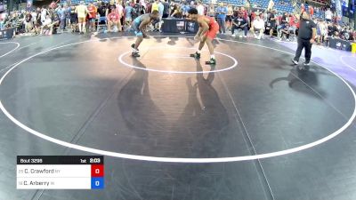 165 lbs Cons 16 #2 - Christopher Crawford, NY vs Christian Arberry, IN